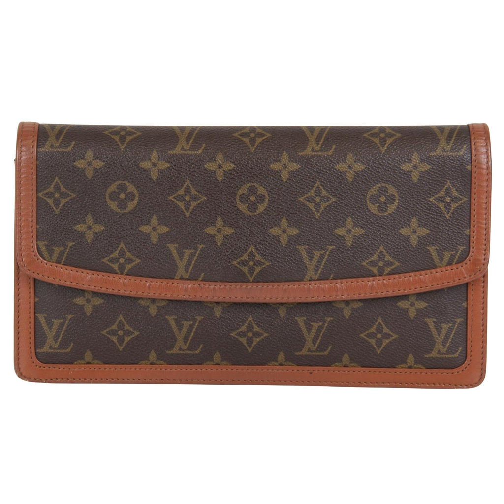 Louis Vuitton Pochette Dame  Canvas Clutch Bag