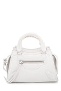 Balenciaga White Leather Neo Classic City Handbag