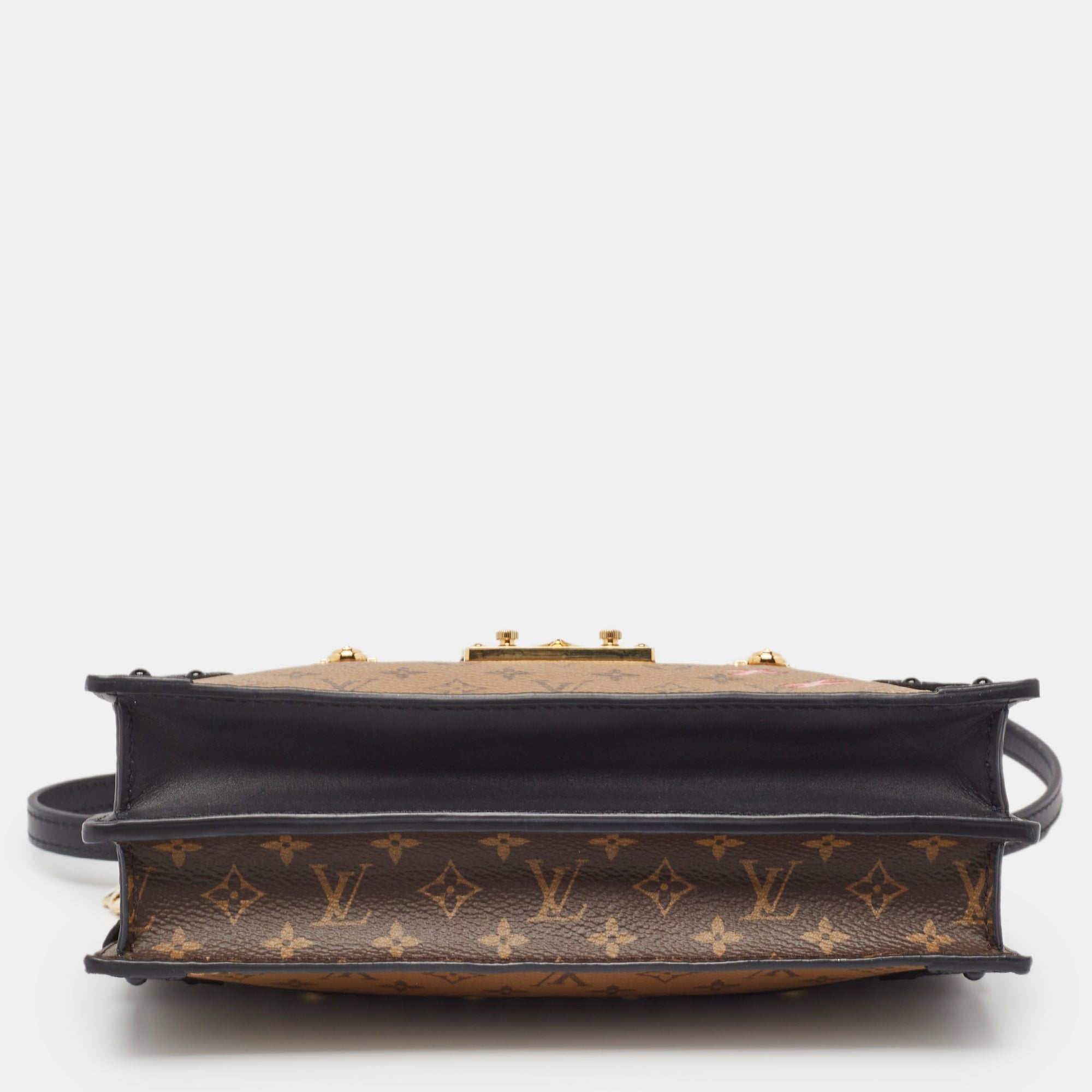 Louis Vuitton Reverse Monogram Canvas Trunk Clutch Bag