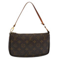 Louis Vuitton Pochette Accessoire  Canvas Clutch Bag
