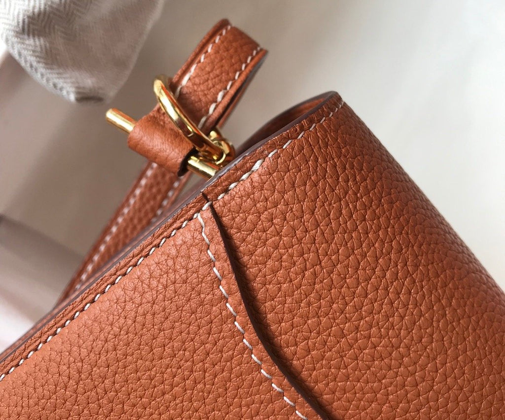 Mini Evercolor Sac Roulis 19 Brown For Women, Handbags, Shoulder Bags 7.5in/19cm