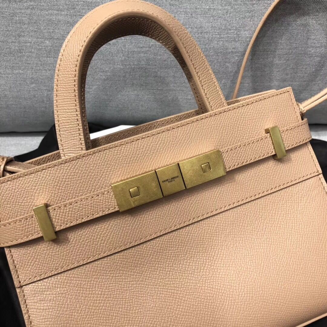 Top Quality Manhattan Nano Shopping Bag In Box Beige For Women 8.2in/21cm YSL