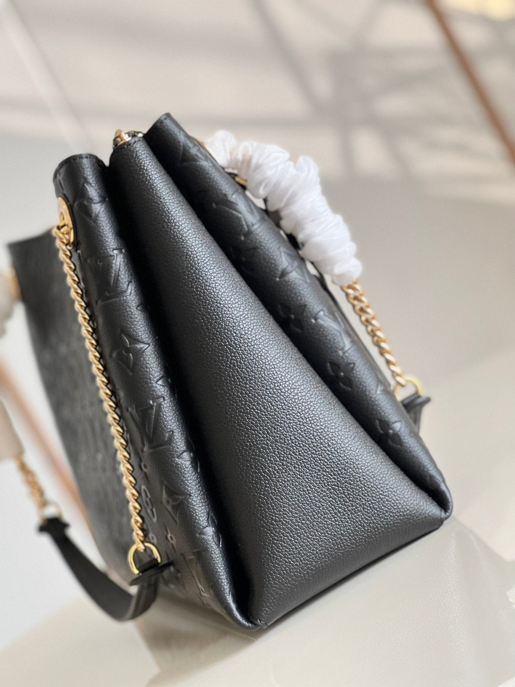 Louis Vuitton Surene MM Monogram Empreinte Black For Women,  Shoulder Bags 14.6in/37cm Louis Vuitton M43758