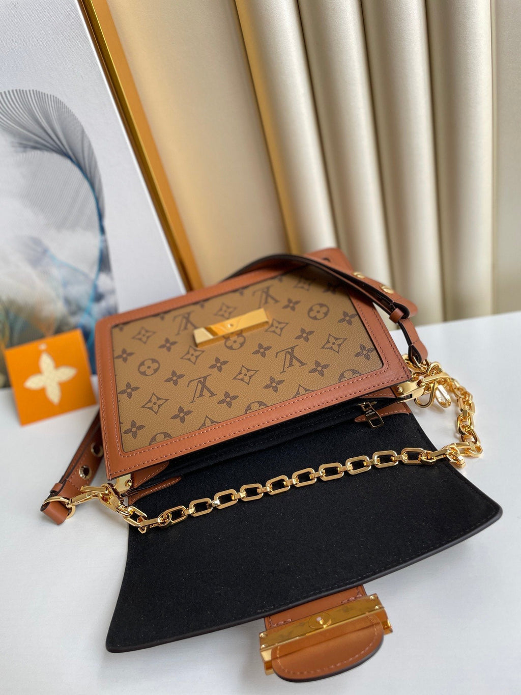 Louis Vuitton Dauphine MM Monogram And Monogram Reverse Canvas By Nicolas GhesquiÃƒÆ’Ã‚Â¨re For The Cruise Collection,  Shoulder Bags 25cm Louis Vuitton M45958