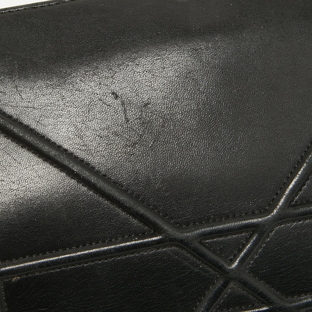 Dior Black Leather Medium Diorama Shoulder Bag