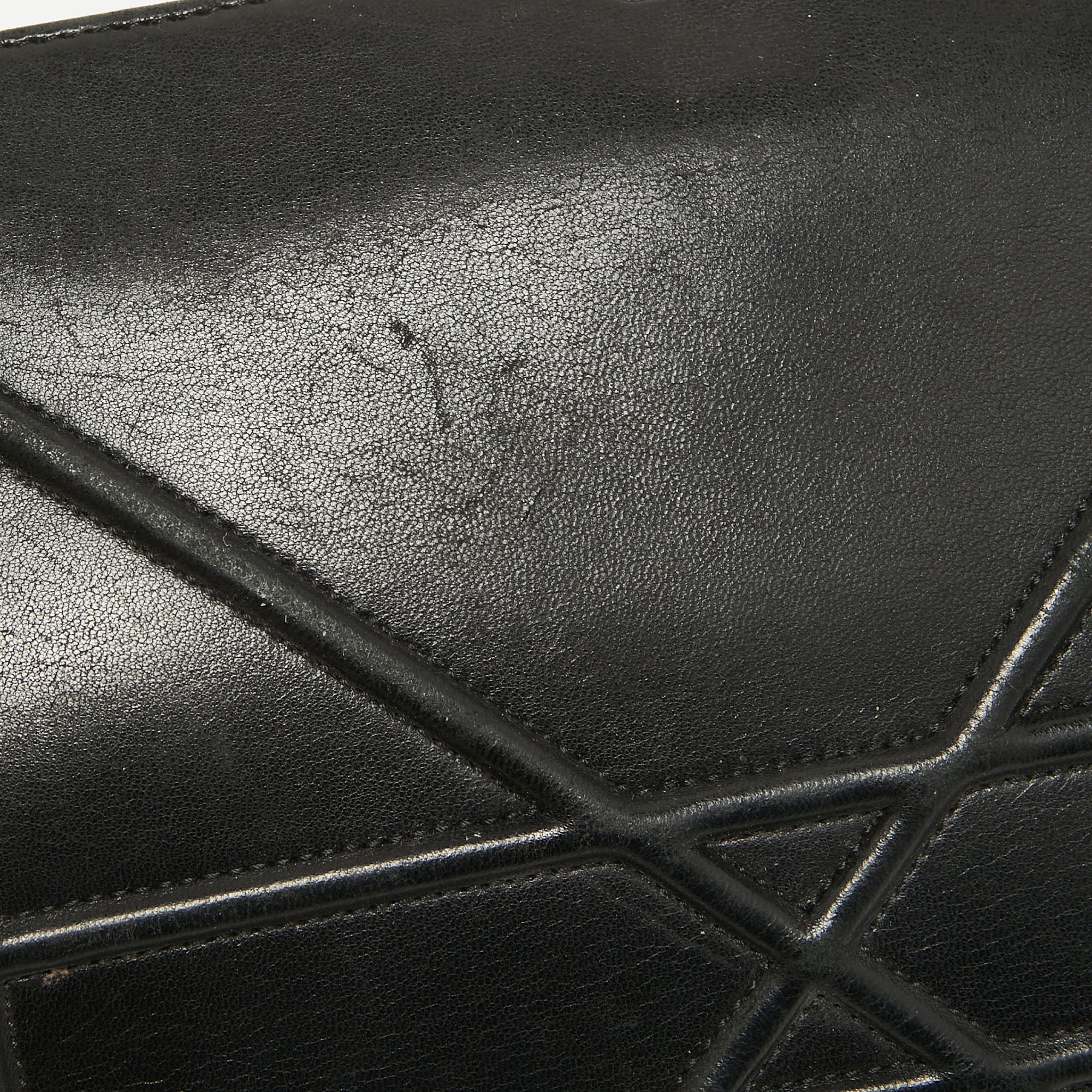Dior Black Leather Medium Diorama Shoulder Bag