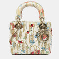 Mini Hibiscus Embroidered Lady Dior
