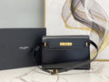 YSSL Manhattan Shoulder Bag In Box Black For Women 11in/29cm YSL 5792710SX0W1000