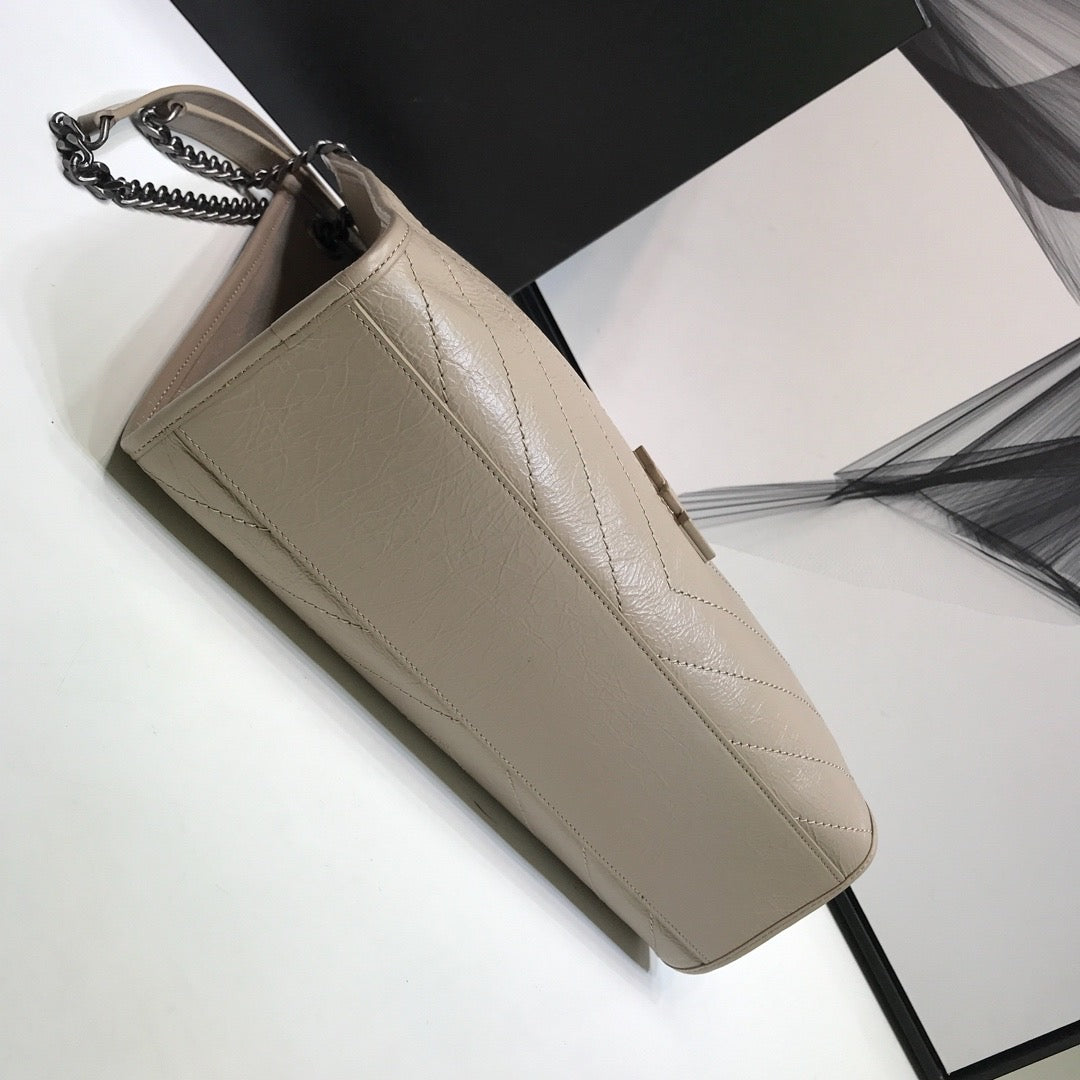 YSSL Niki Medium Shopping Bag Beige For Women 12in/32cm YSLÂ 
