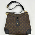 Louis Vuitton Monogram Odeon MM Brown Shoulder Bag Medium
