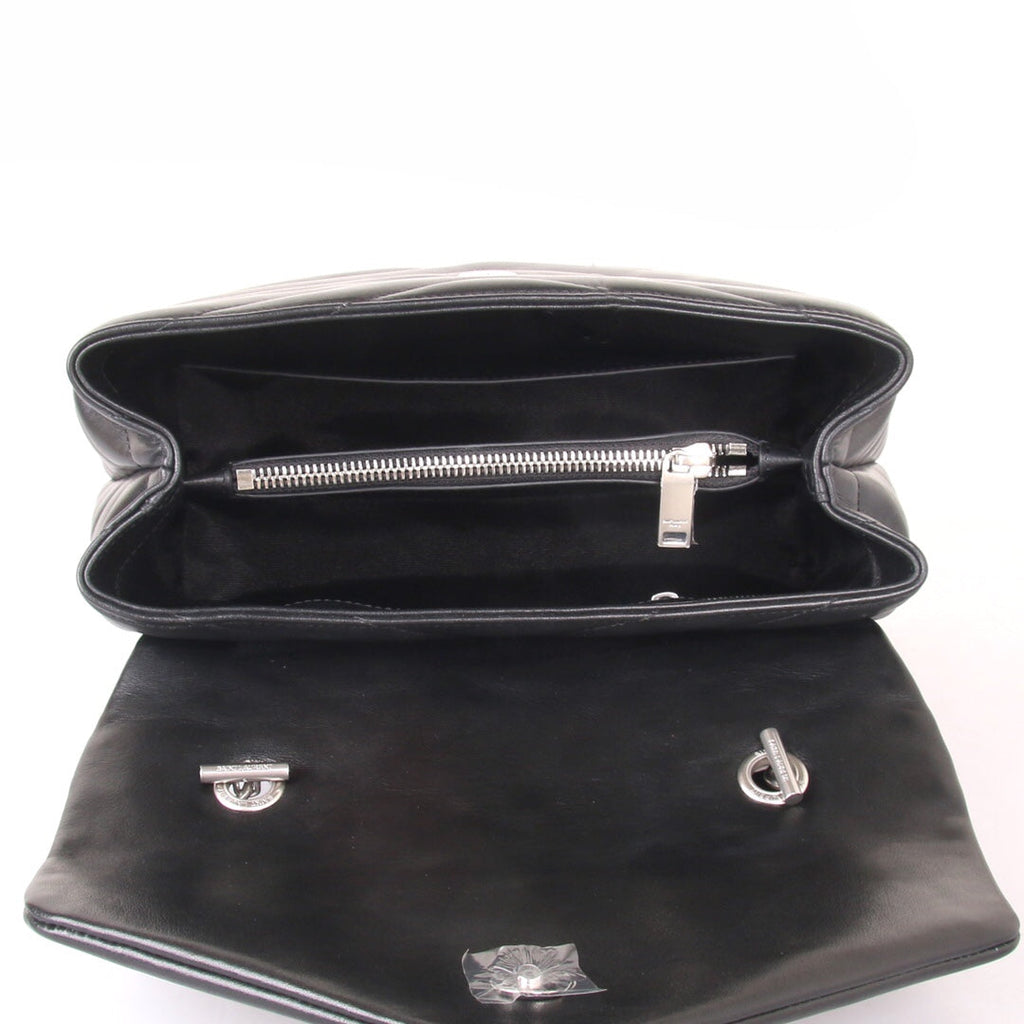 Top Quality Loulou Small Chain Bag In MatelassÃ© "Y" Black For Women 9.8in/23cm YSL 494699DV7261000