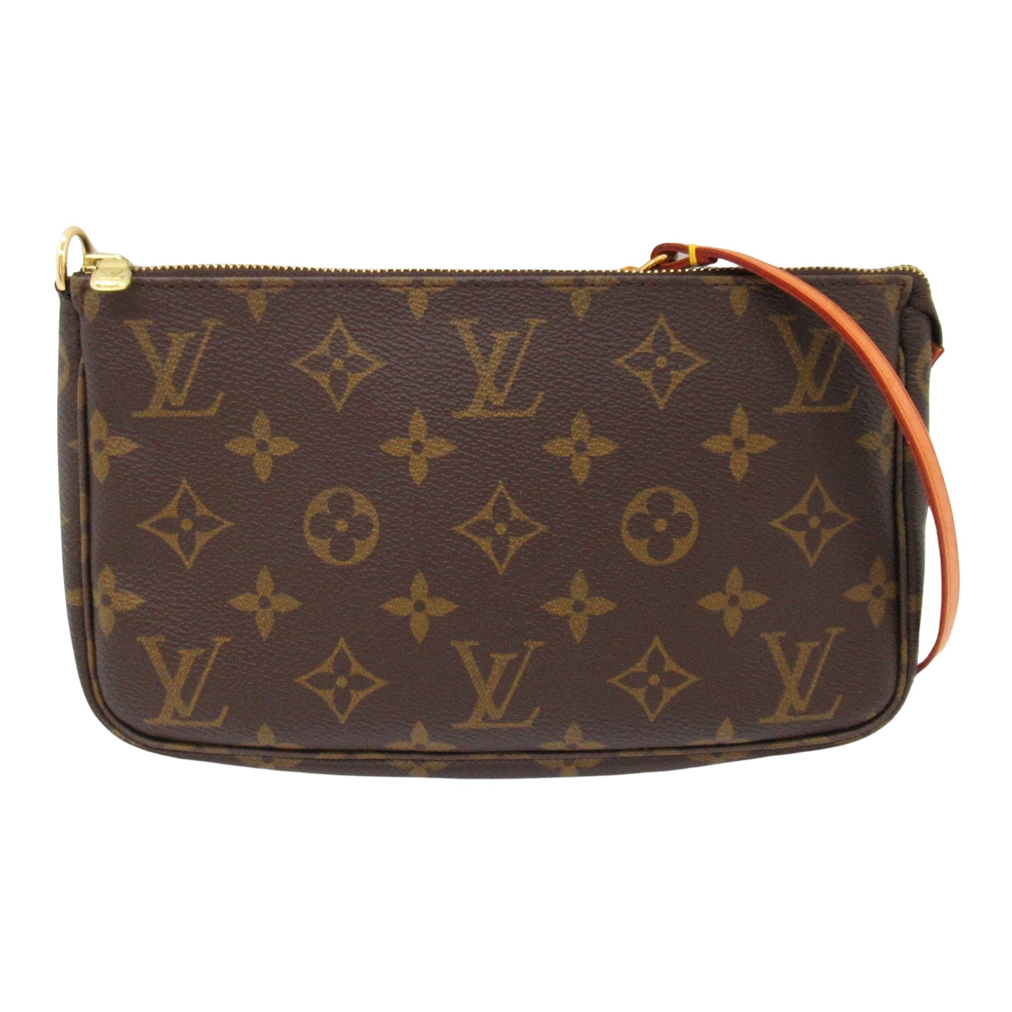 Louis Vuitton Pochette Accessoire  Canvas Clutch Bag