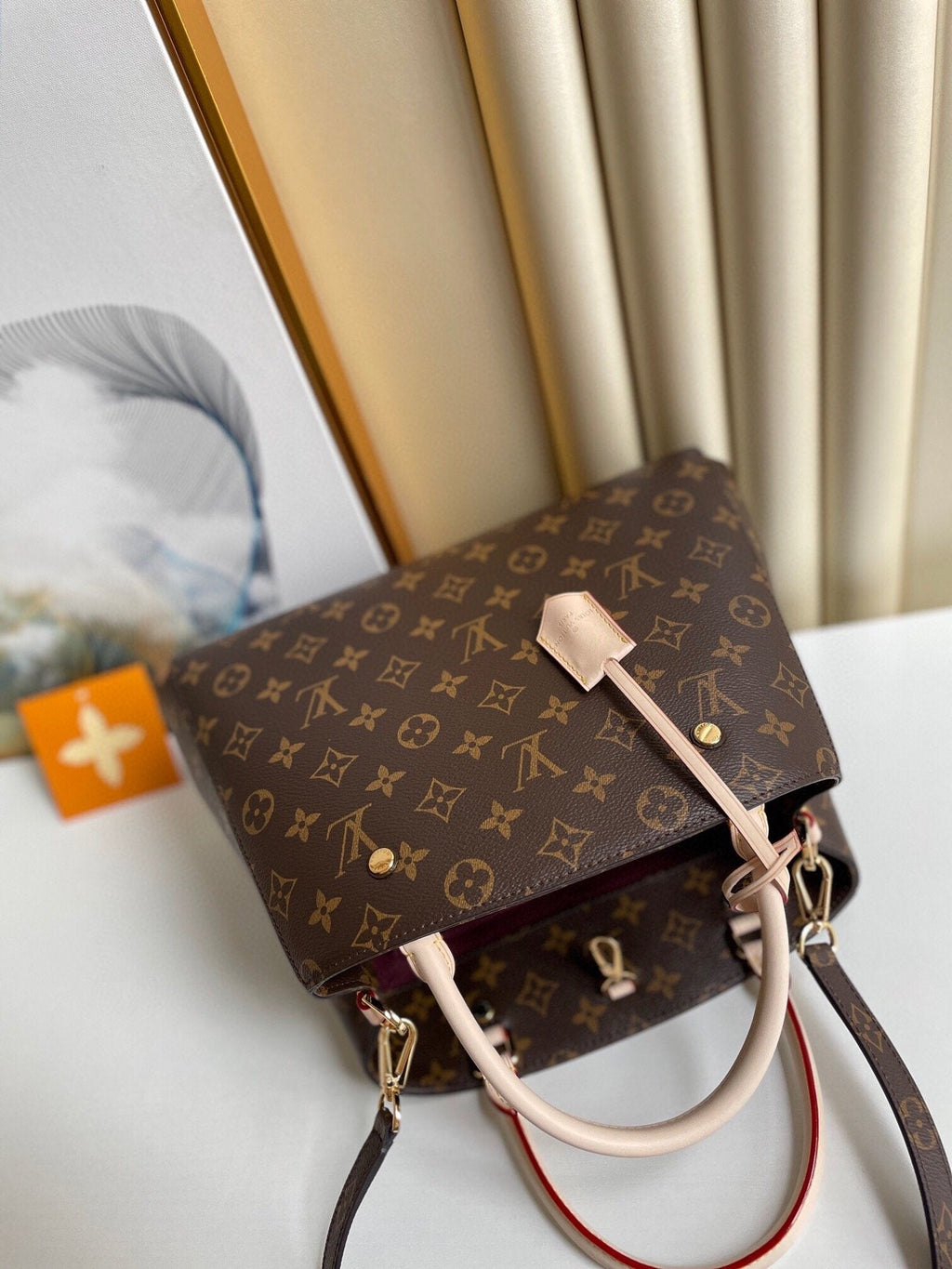 Louis Vuitton Montaigne MM Monogram Canvas For Women,  Shoulder And Crossbody Bags 13in/33cm Louis Vuitton M41056