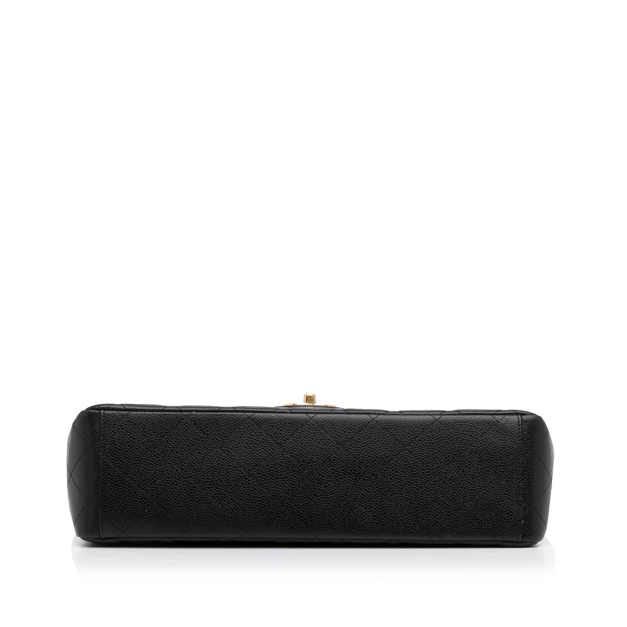 Chanel Classic Double Flap Maxi Black Caviar Gold