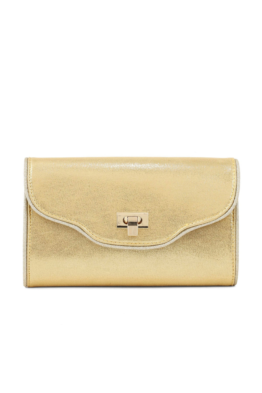 Fancy Clutch B21546-Mustard