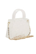 Fancy Clutch B21613-White