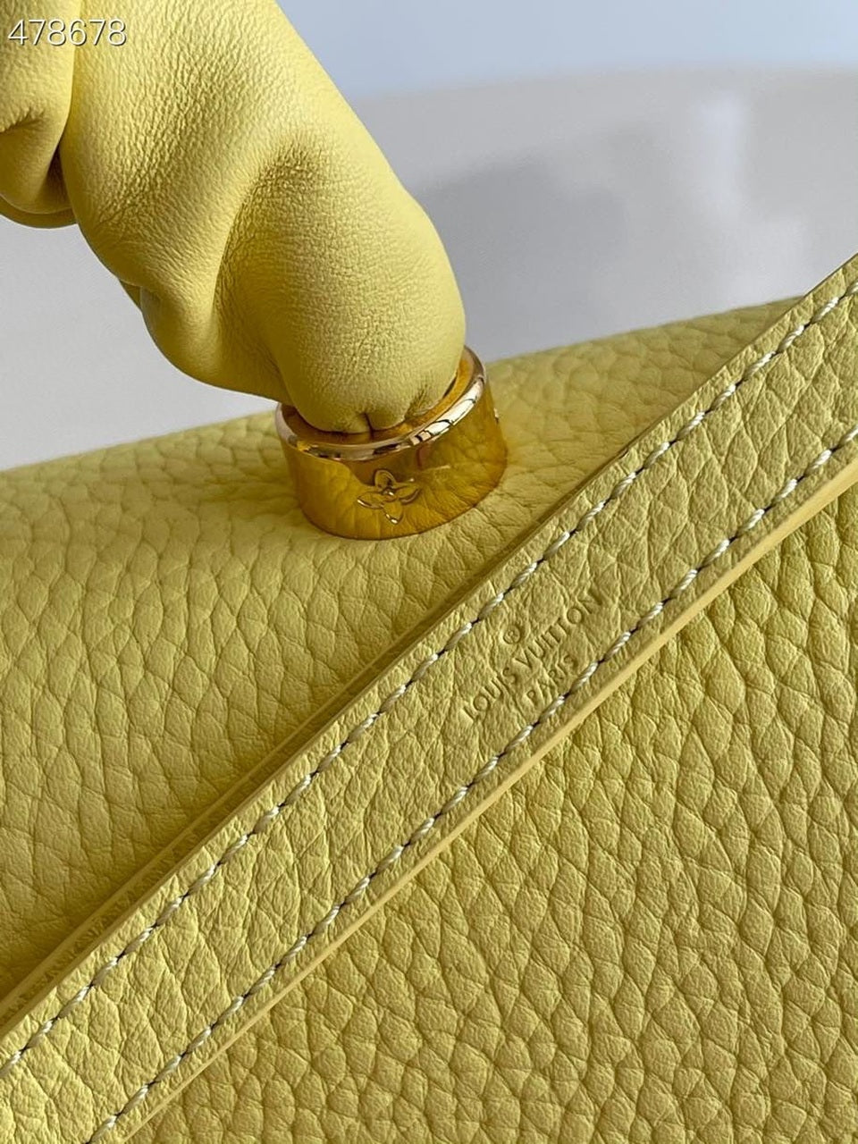 Louis Vuitton Twist MM Ginger Yellow For Women, WomenÃƒÂ¢Ã¢â€šÂ¬Ã¢â€žÂ¢s Handbags, Shoulder And Crossbody Bags 9.1in/23cm Louis Vuitton