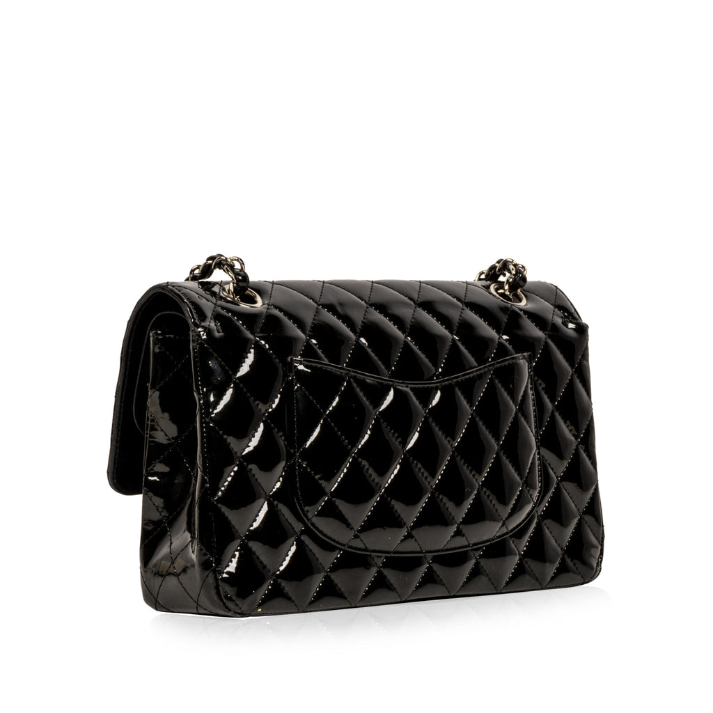 Classic Flap Bag - Medium - Patent Black