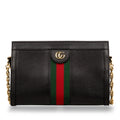 Ophidia Leather Shoulder Bag