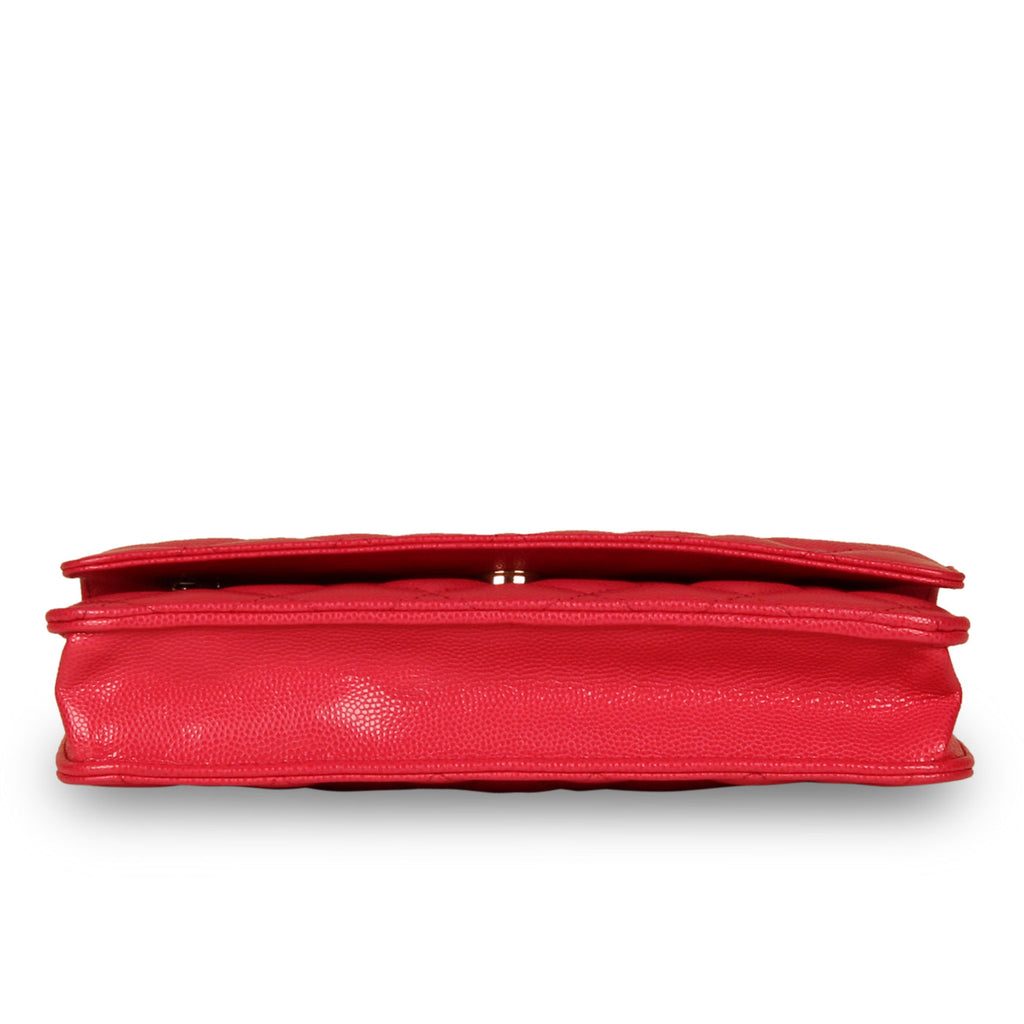 Classic Wallet on Chain - Pink Caviar