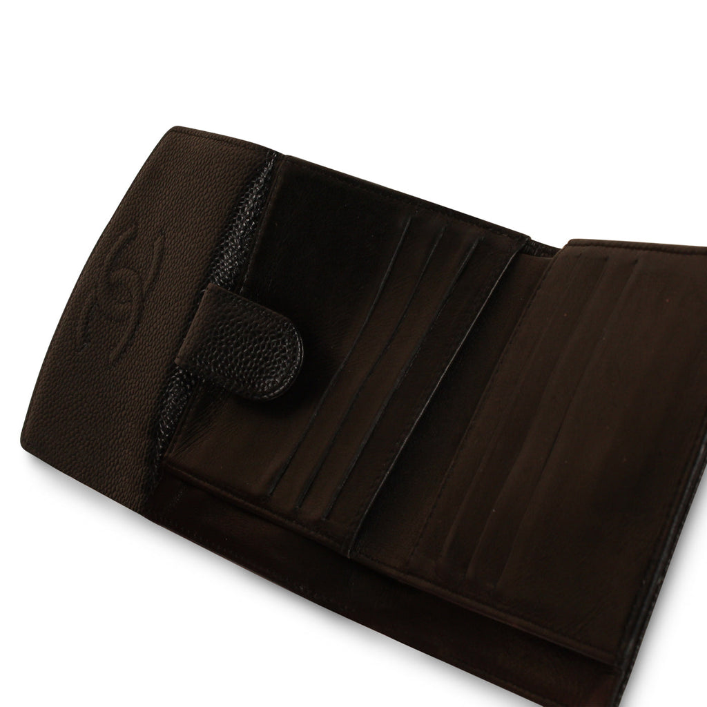 Vintage Classic Wallet - Black Caviar