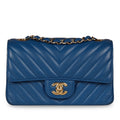 Classic Flap Bag - Mini Rectangular - Blue