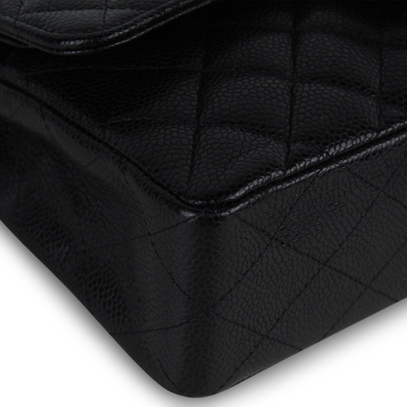 Small Classic Flap - Black Caviar
