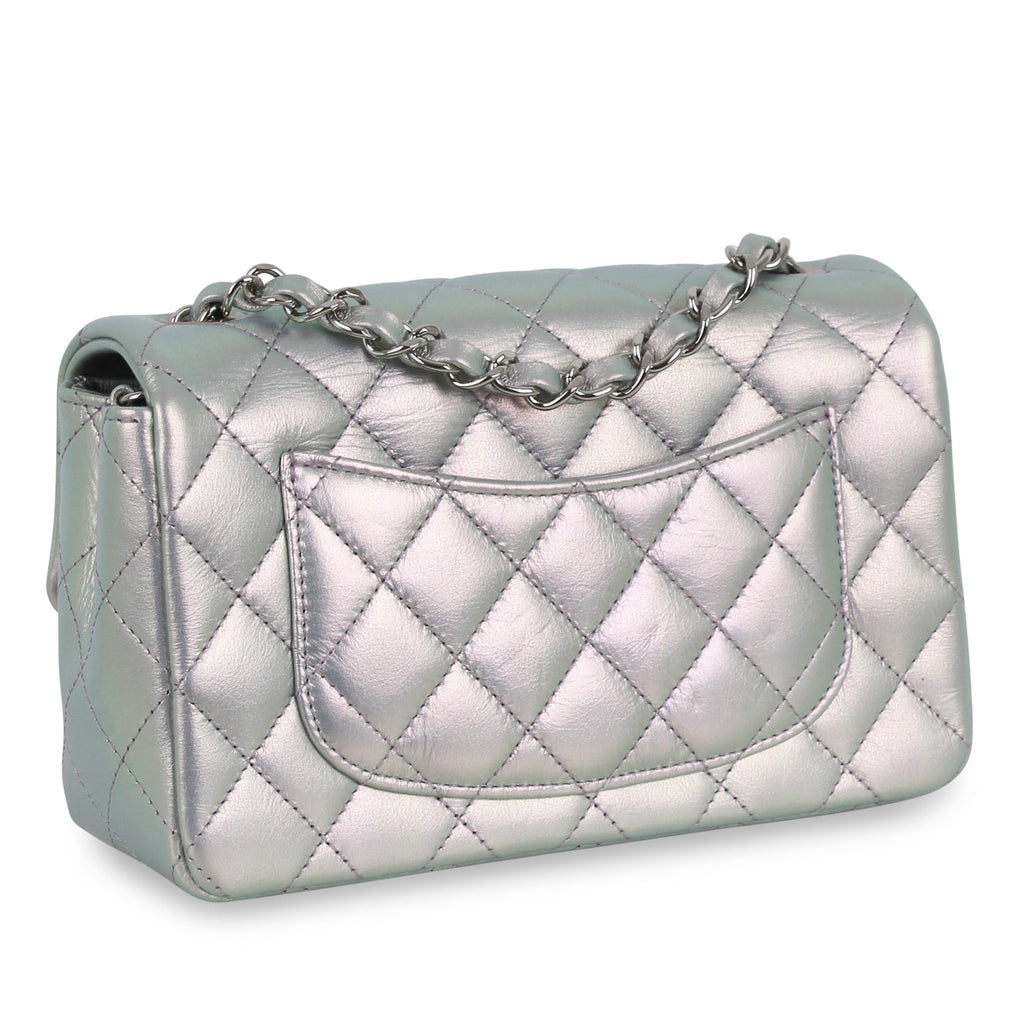 Mini Rectangular Classic Flap Bag - Iridescent SiLouis Vuittoner