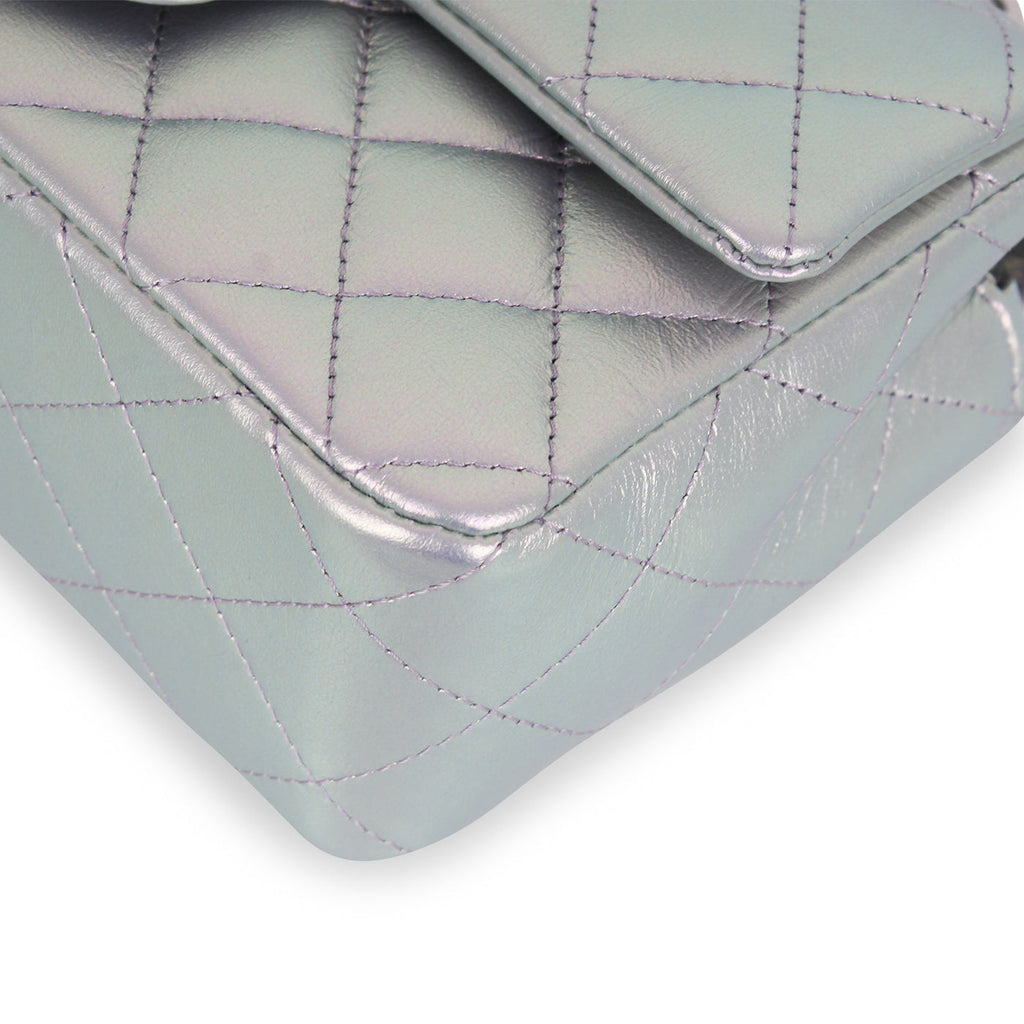 Mini Rectangular Classic Flap Bag - Iridescent SiLouis Vuittoner