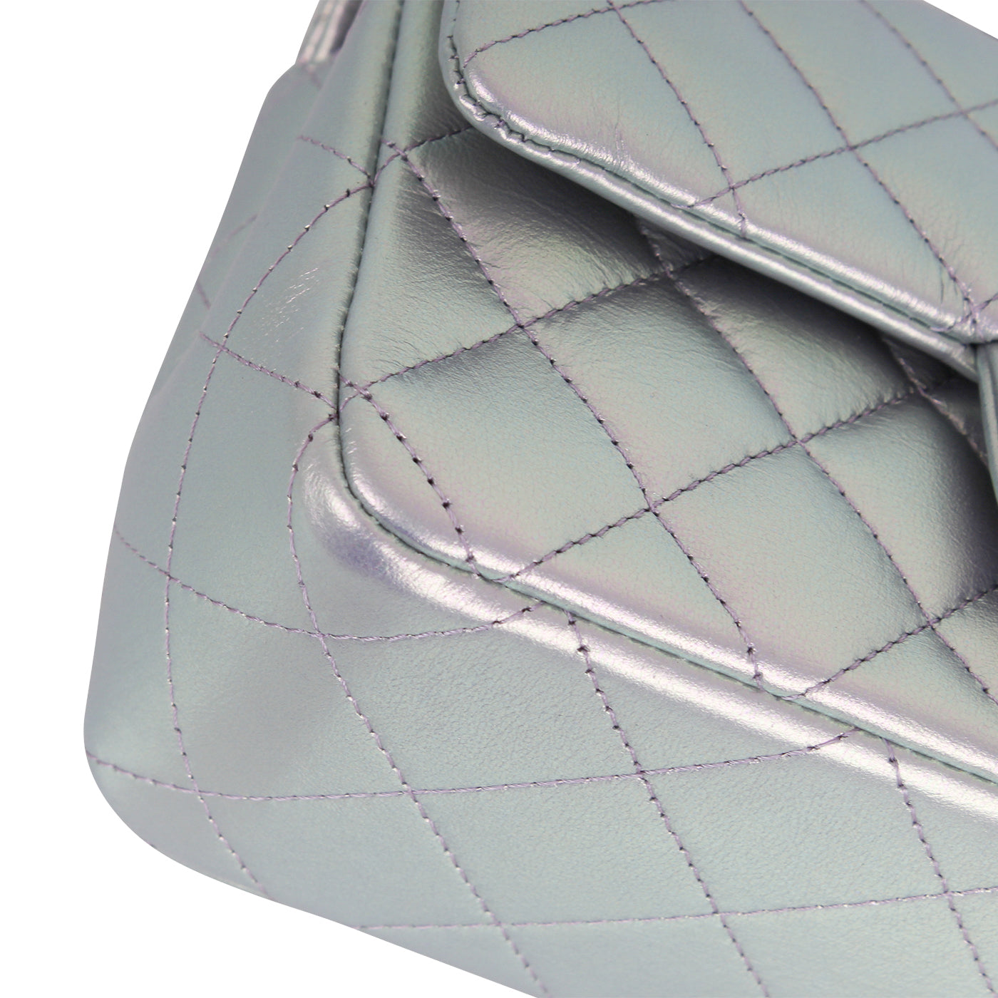 Mini Rectangular Classic Flap Bag - Iridescent SiLouis Vuittoner