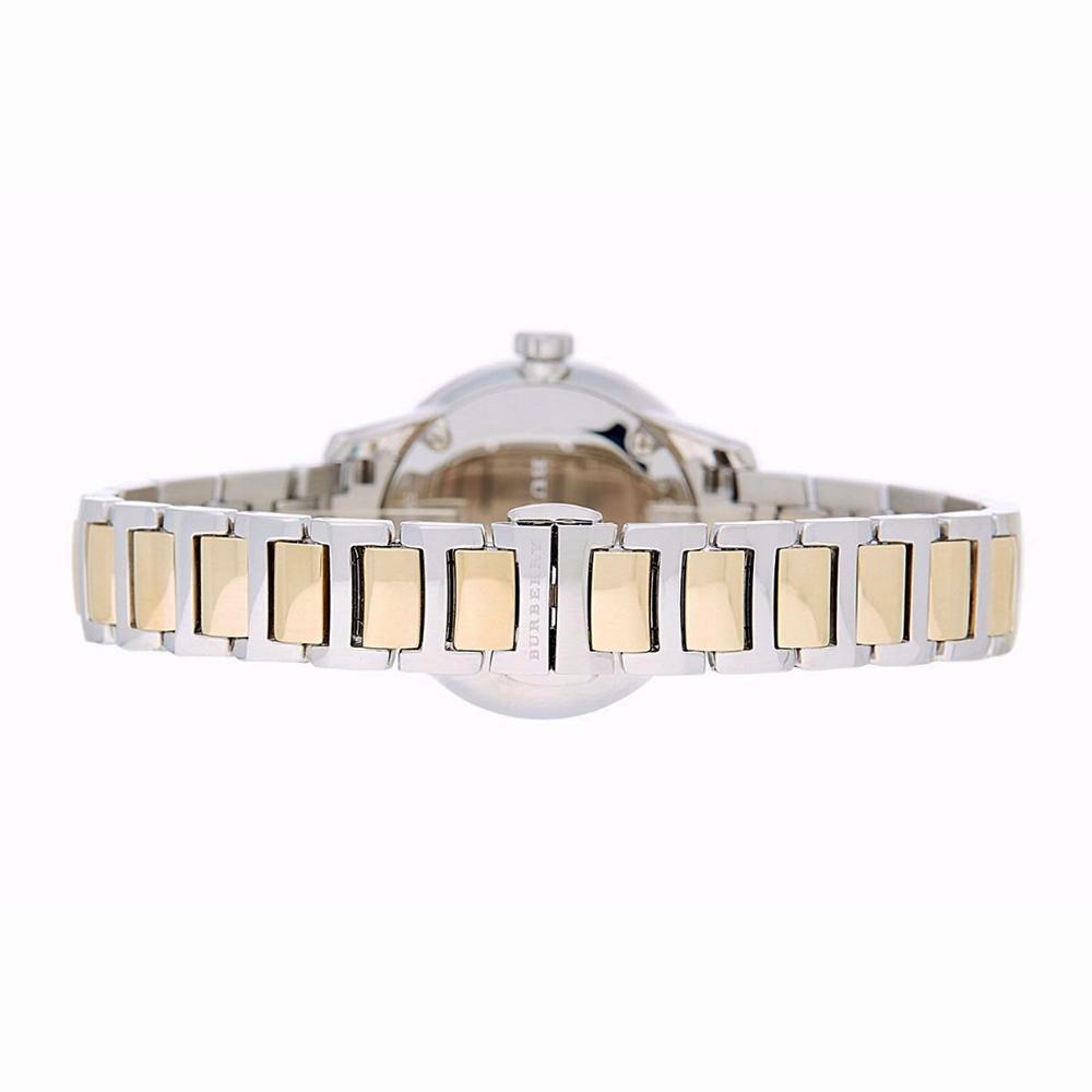 Ladies / Womens Classic SiLouis Vuittoner & Gold Two-Tone Stainless Steel Burberry Designer Watch BU10118