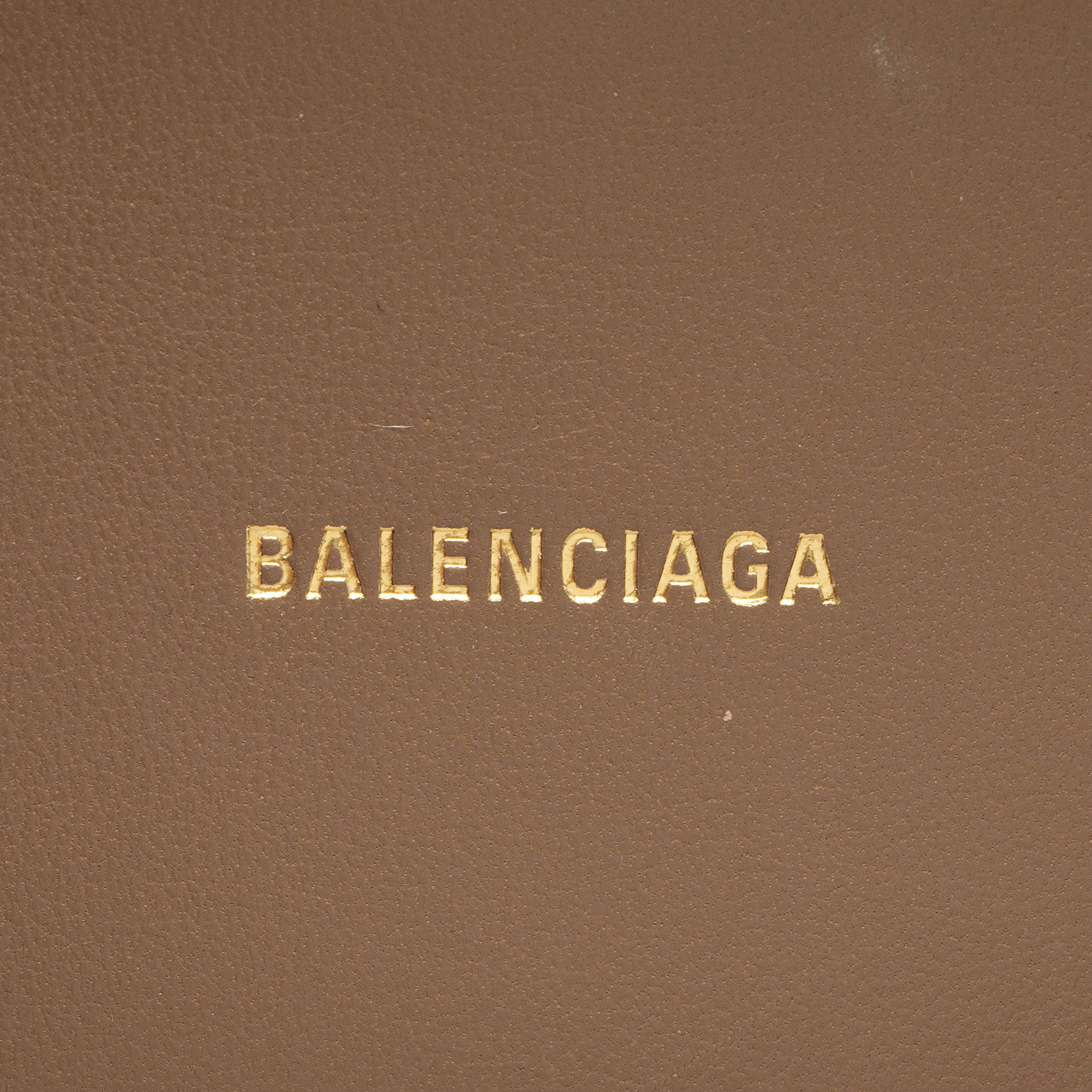 Balenciaga BB Monogram Canvas Hourglass XS Satchel