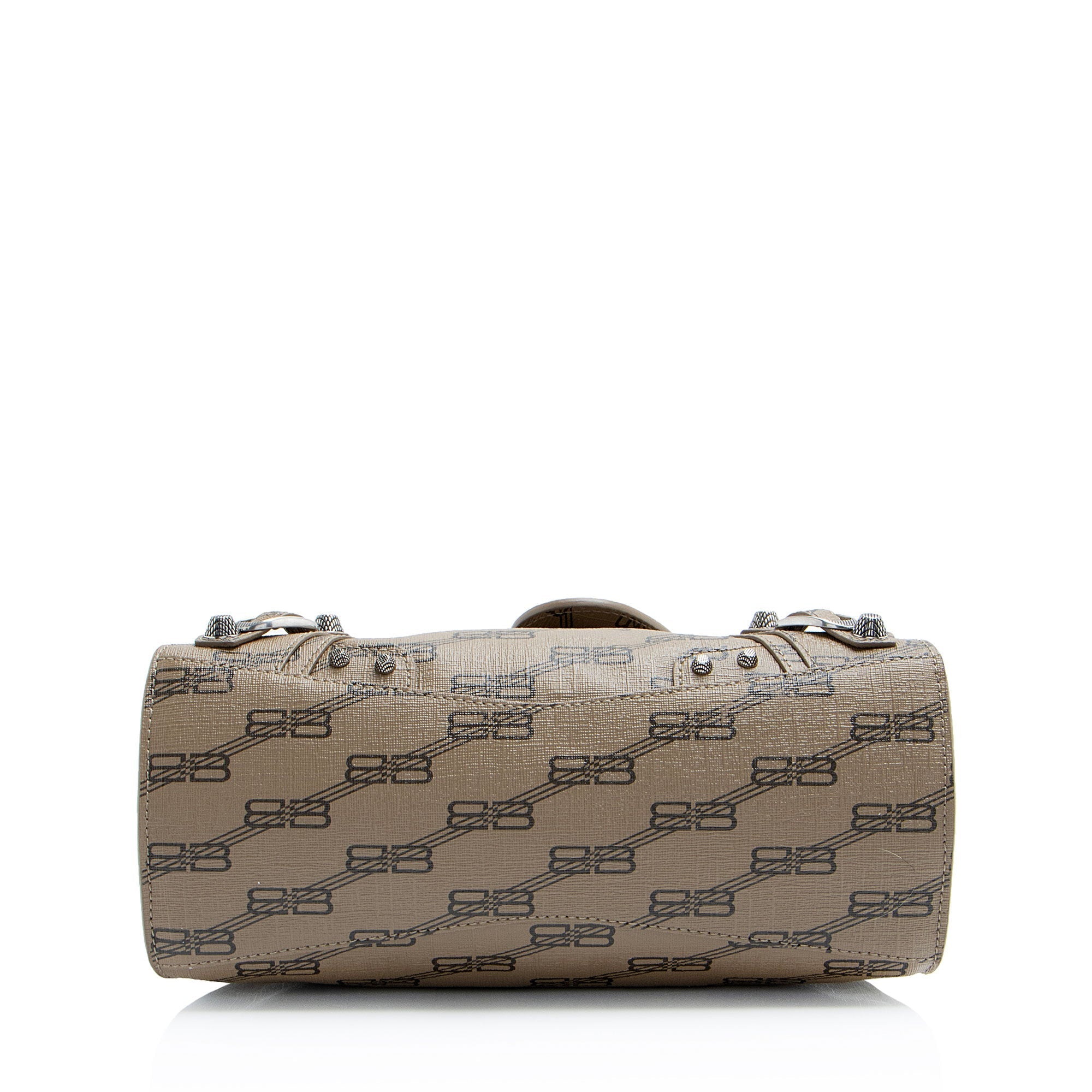 Balenciaga BB Monogram Canvas Signature Neo Cagole City XS Satchel