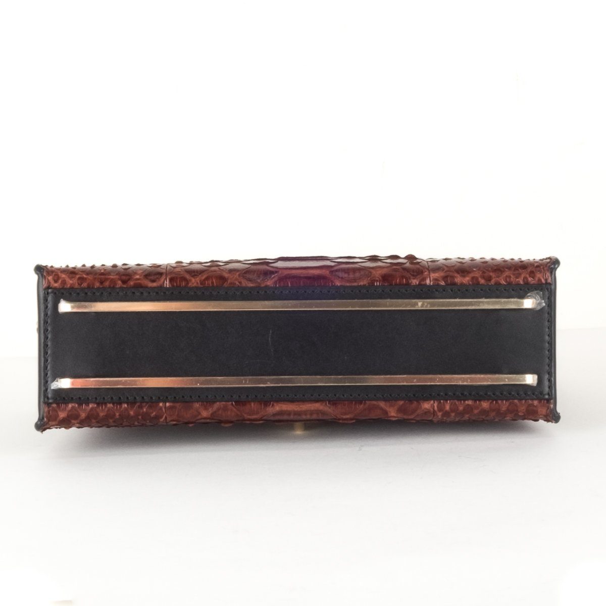 Balenciaga Burgundy Python Shoulder Bag