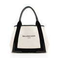 Balenciaga Canvas Logo Cabas Small Tote