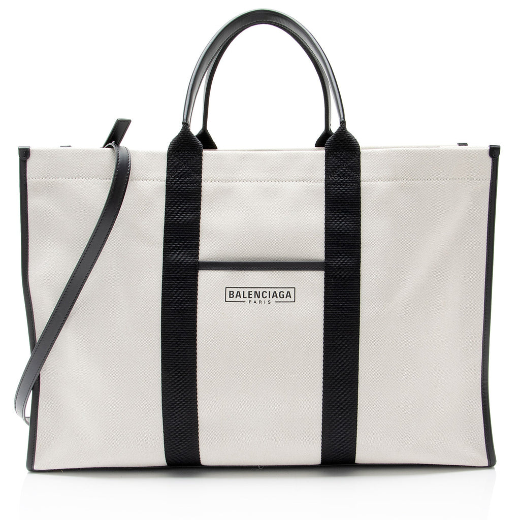 Balenciaga Canvas Neo Hardware Small Tote