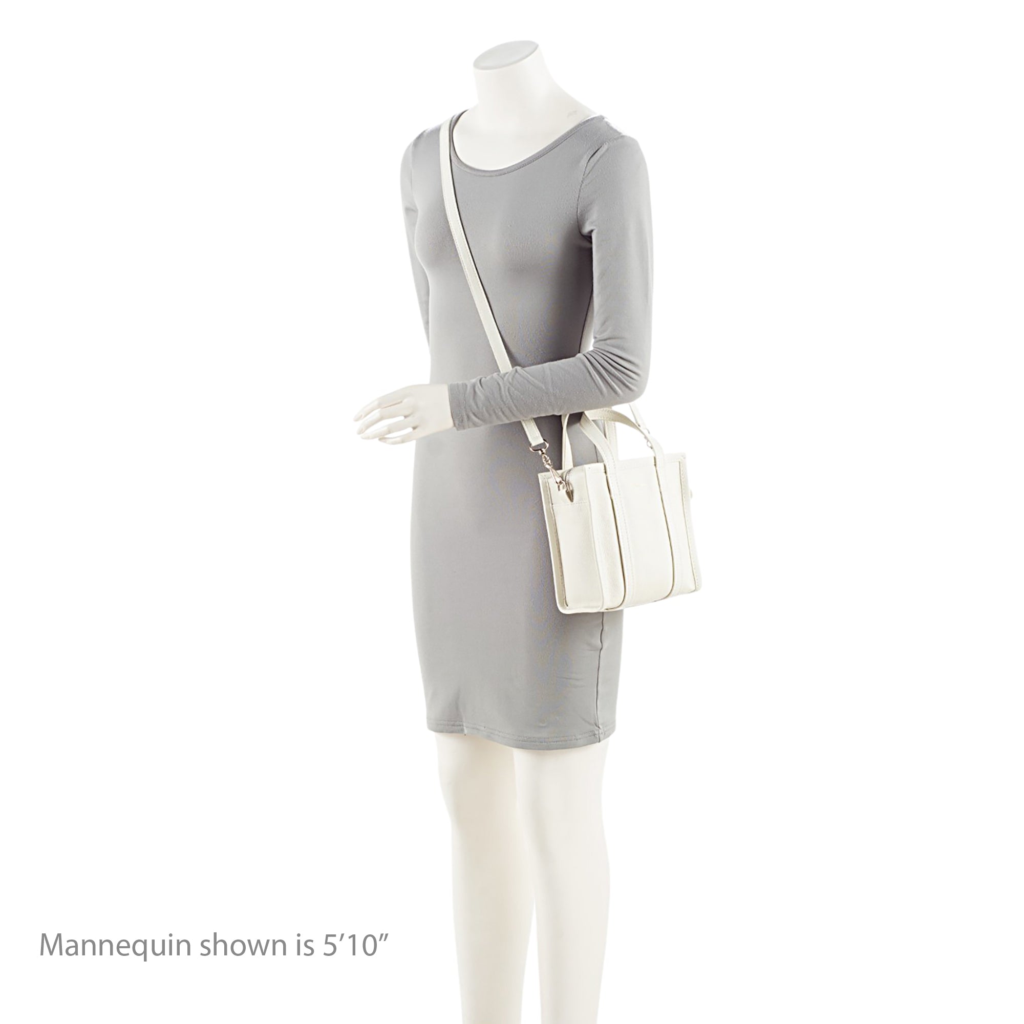 Balenciaga Leather Bazar XXS Shopper Tote