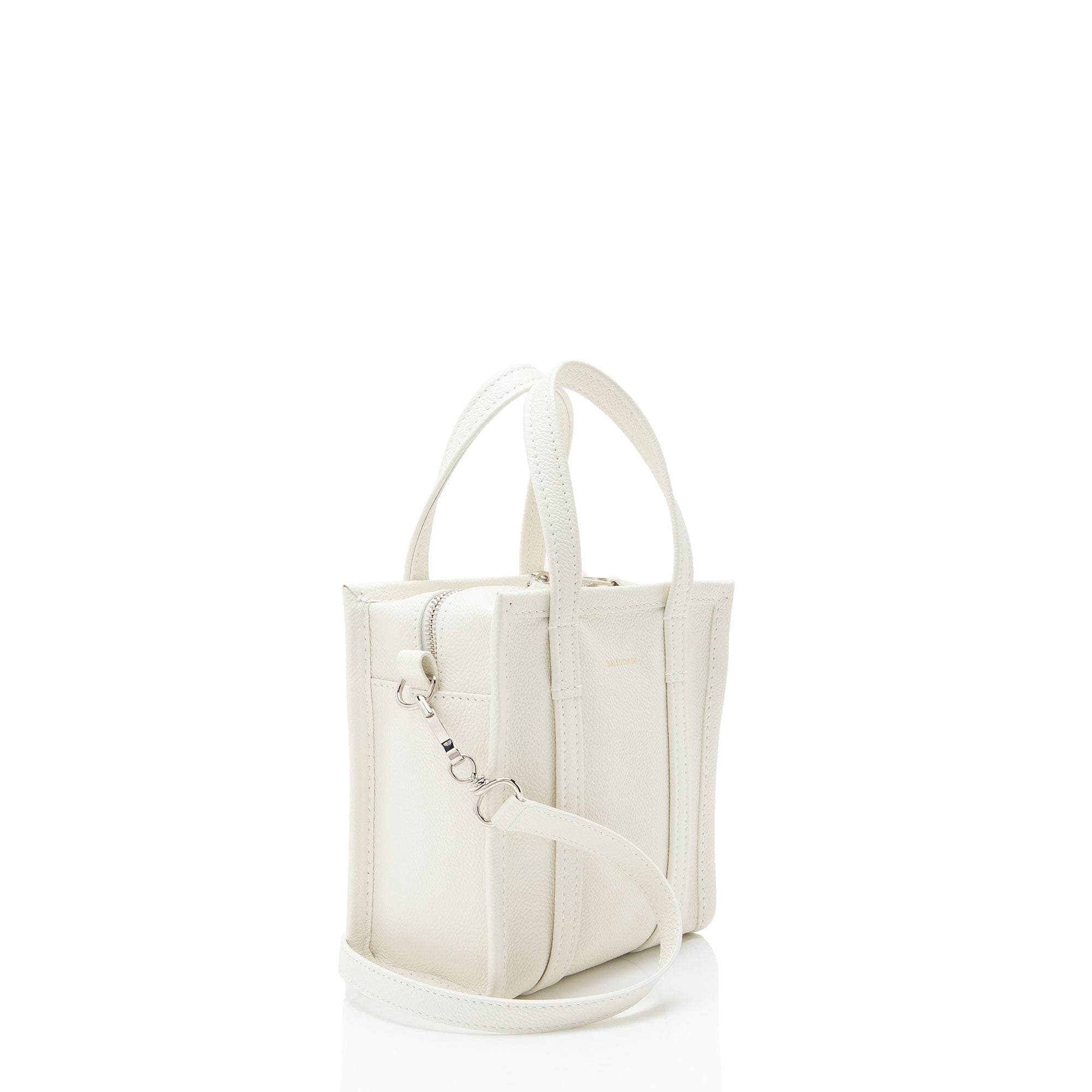 Balenciaga Leather Bazar XXS Shopper Tote