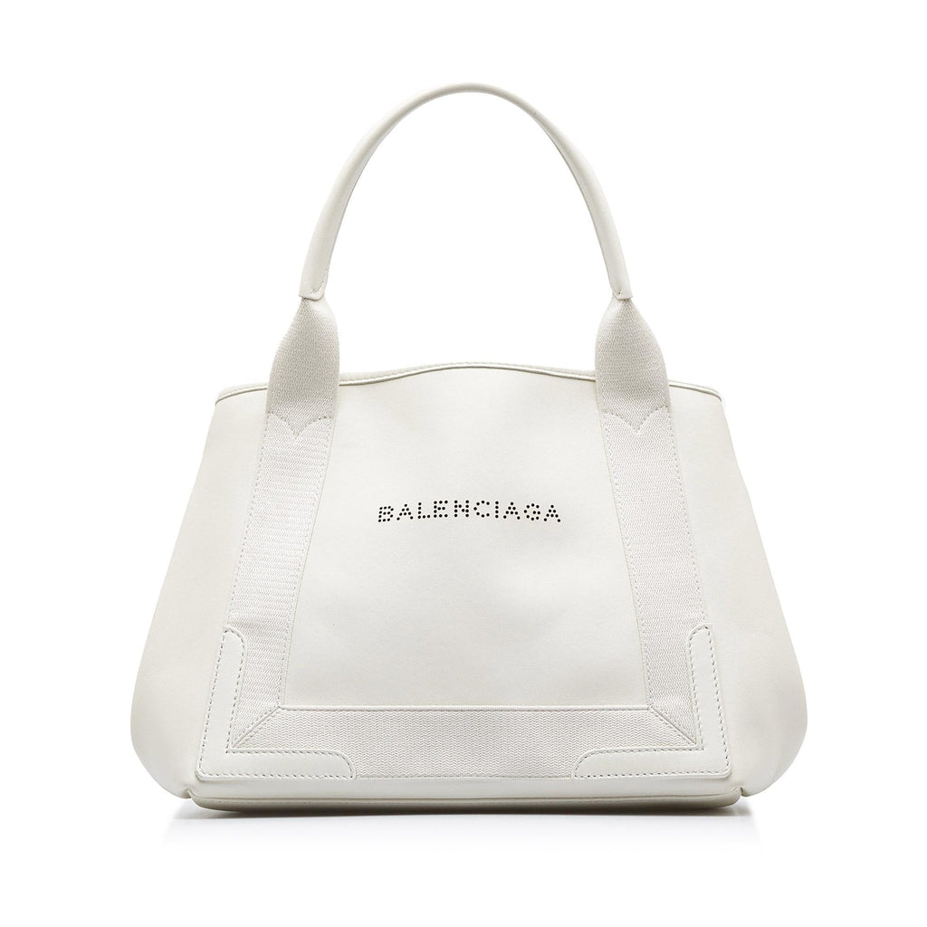 Balenciaga Navy Cabas S Tote (SHG-0ntX1O)