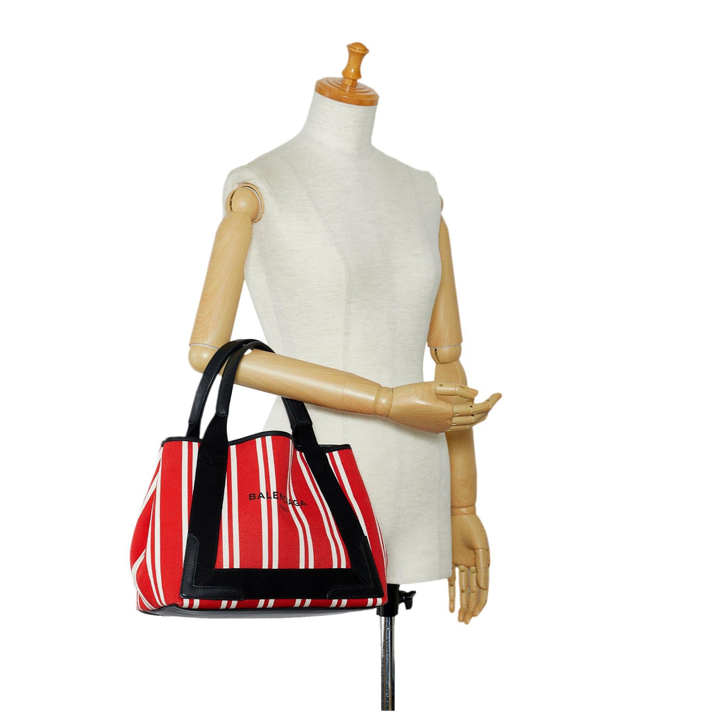 Balenciaga Navy Cabas S Tote (SHG-BValiQ)