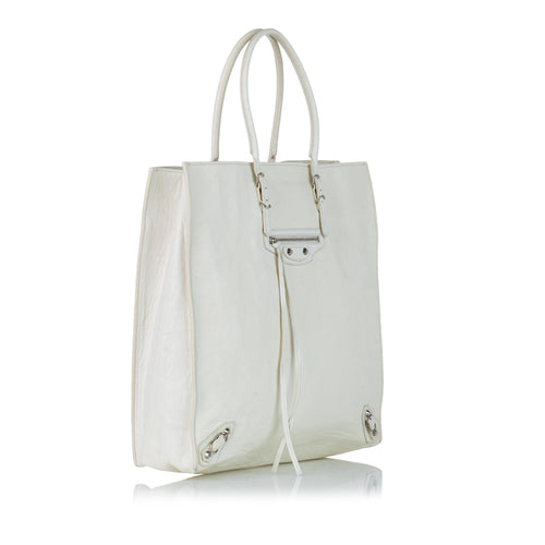 Balenciaga Papier A5 Leather Tote Bag (SHG-26681)