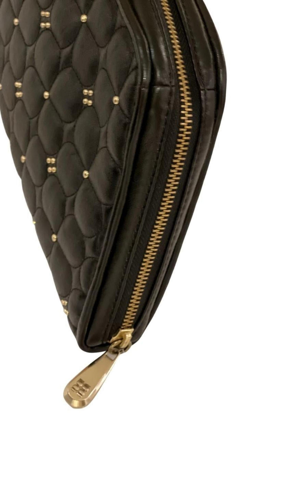 Black Leather Clutch