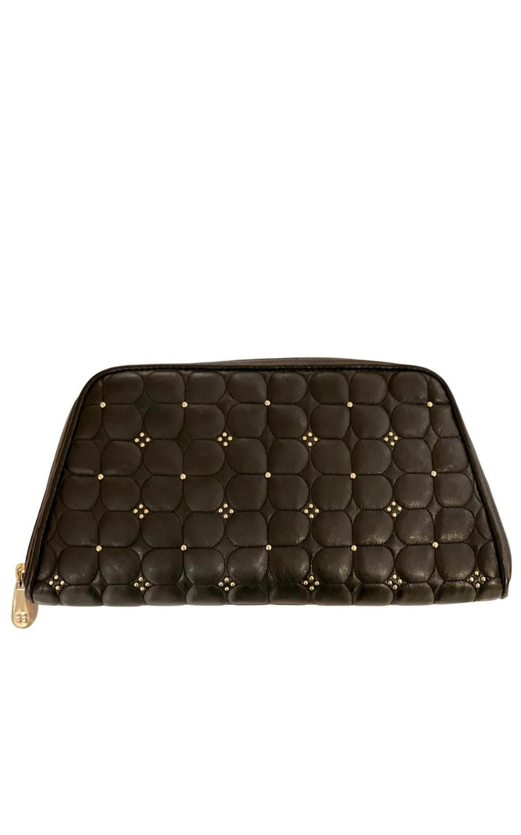 Black Leather Clutch