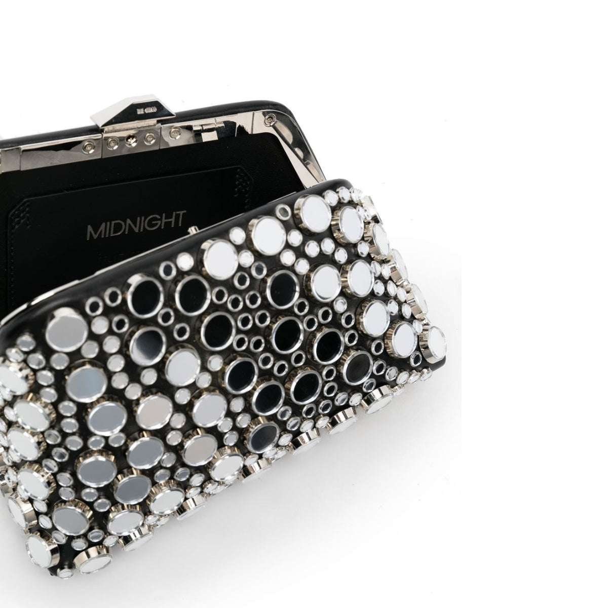 Black Midnight Workmanship Mirror Clutch