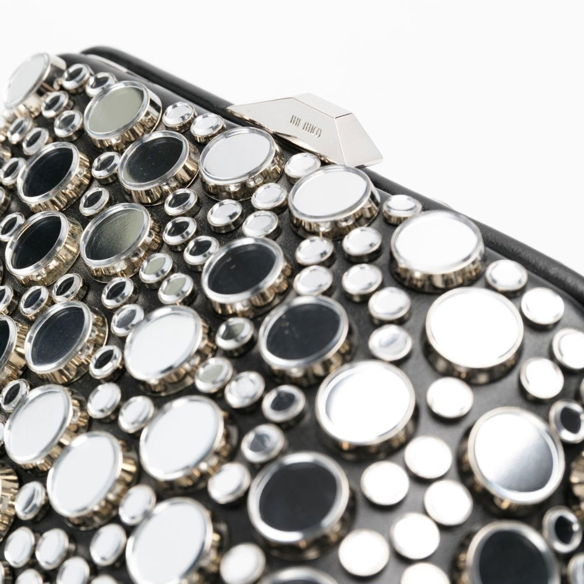 Black Midnight Workmanship Mirror Clutch