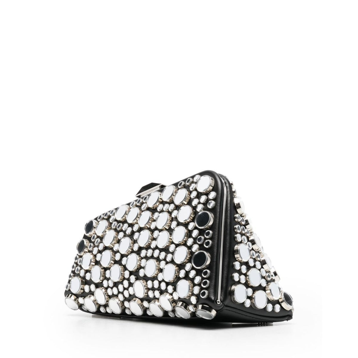 Black Midnight Workmanship Mirror Clutch