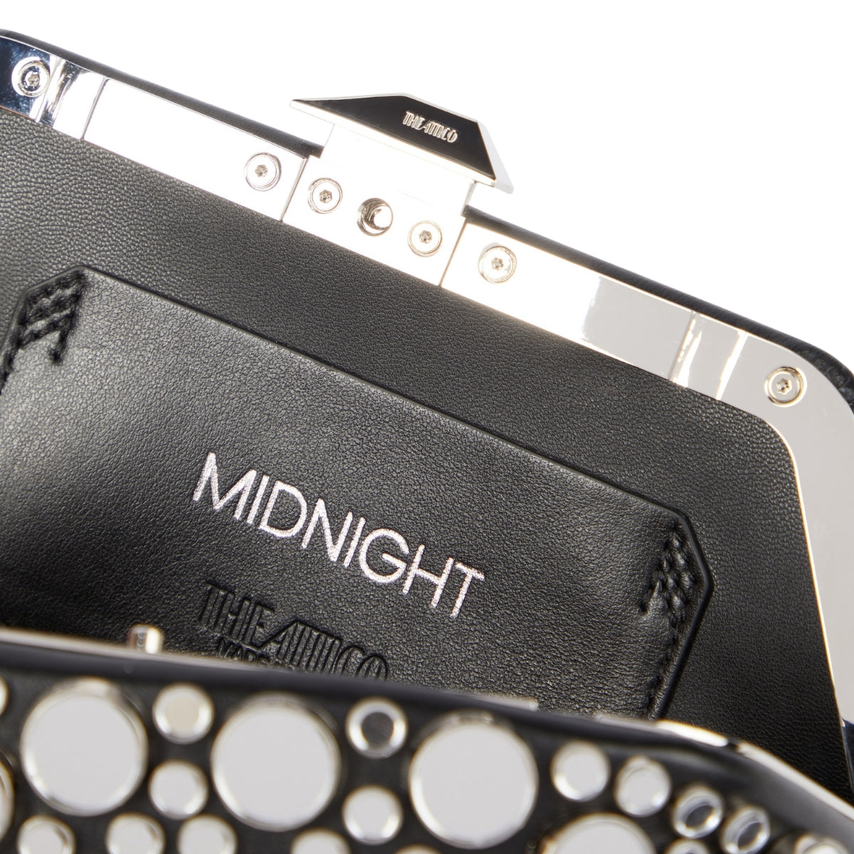 Black Midnight Workmanship Mirror Clutch