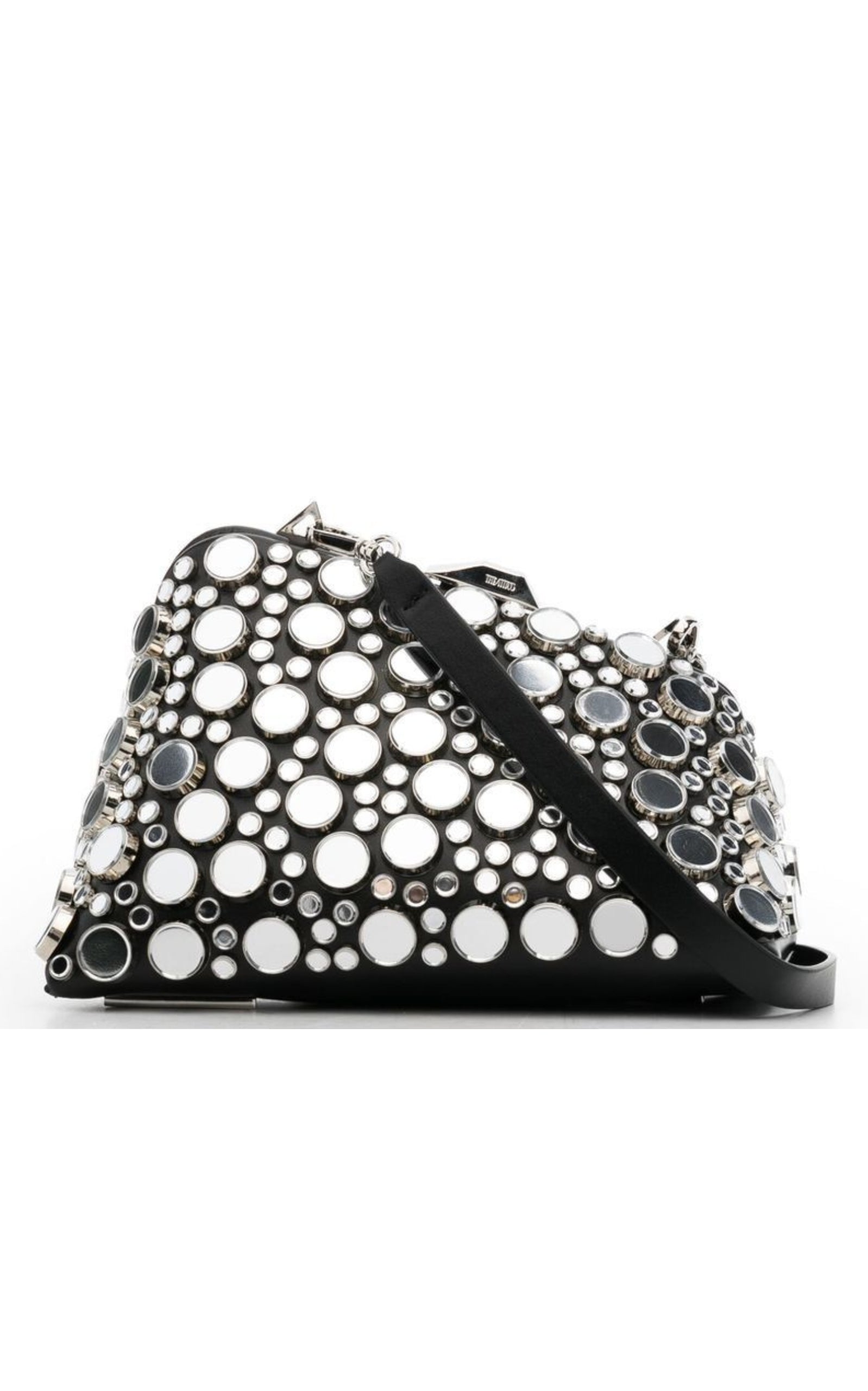 Black Midnight Workmanship Mirror Clutch