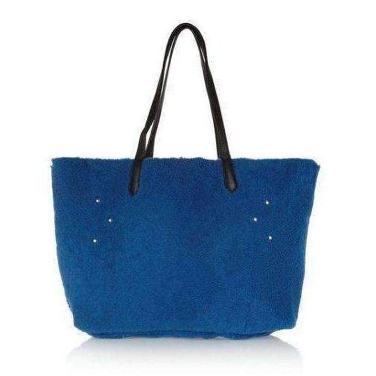 Blue Loic Shearing Tote