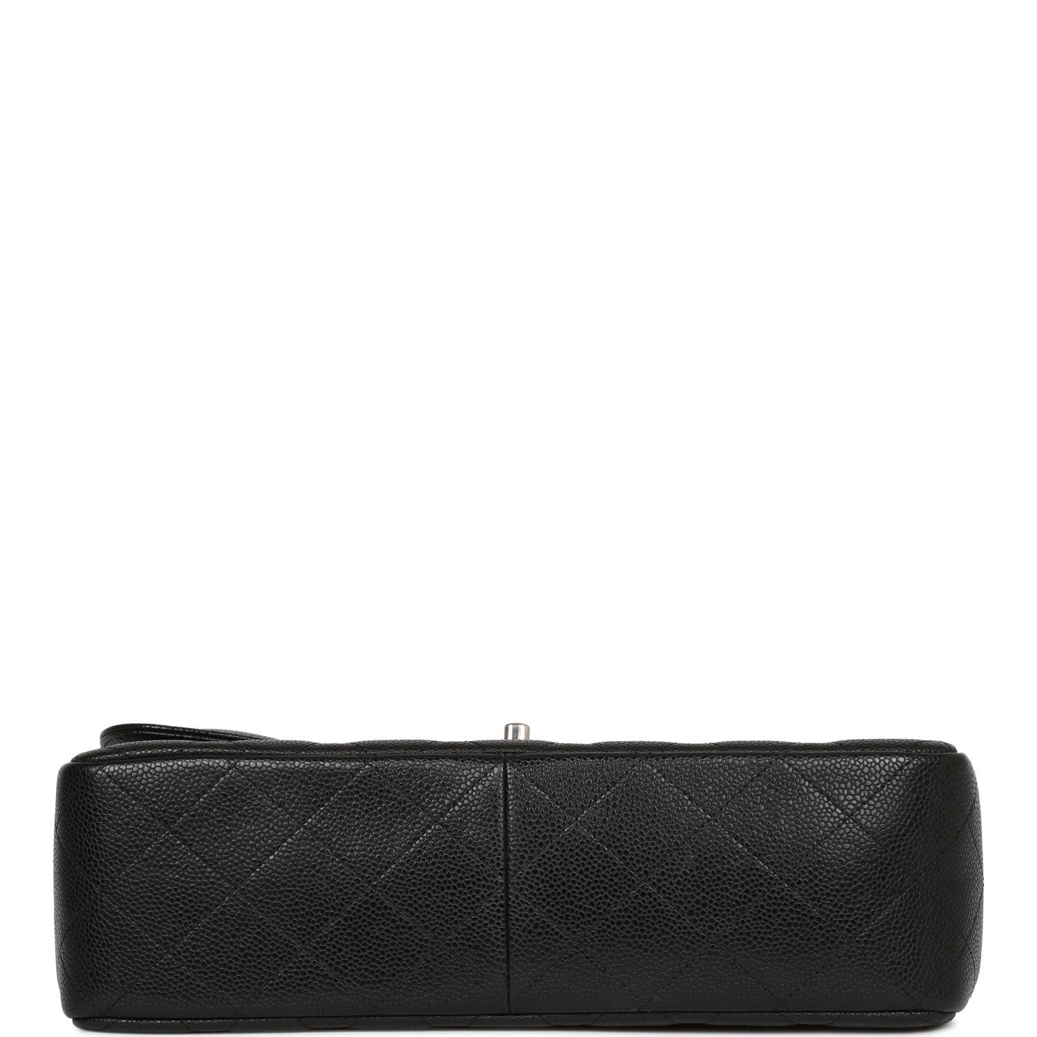 Pre-owned Chanel Jumbo Classic Double Flap Bag Black Caviar SiLouis Vuittoner Hardware
